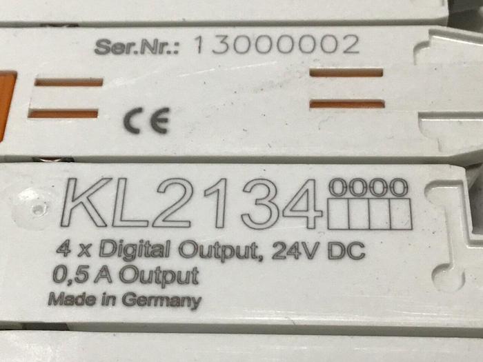 Used BECKHOFF Output Module KL2134 #125245
