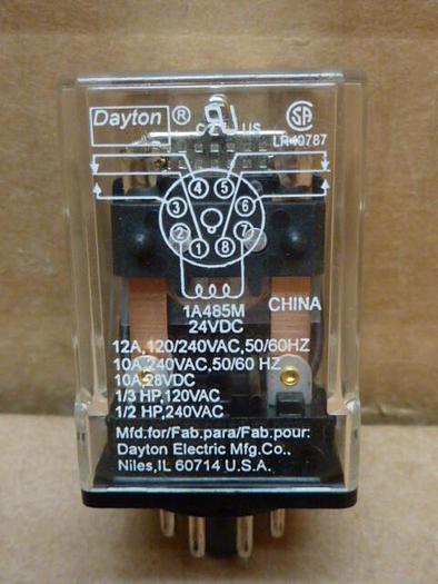 Used DAYTON Relay 1A485M #27611