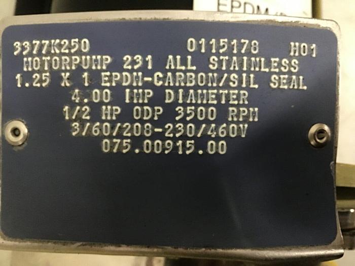 Used MARATHON ELECTRIC Jet Pump 8VH56T34D5845A P #132942