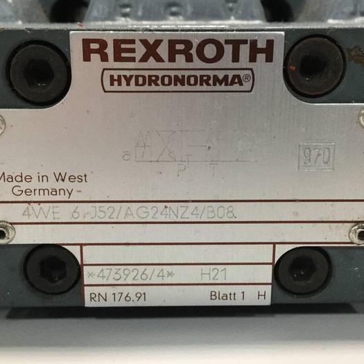 Used REXROTH Valve 4WE6J52AG24NZ4/B08 #91571