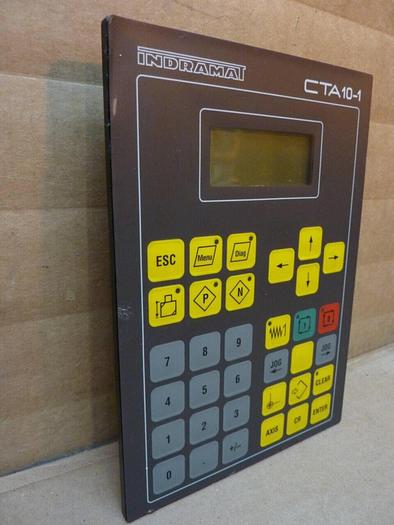 Used INDRAMAT CTA10-1 Operator Interface CTA10.1B-001-FW #23875