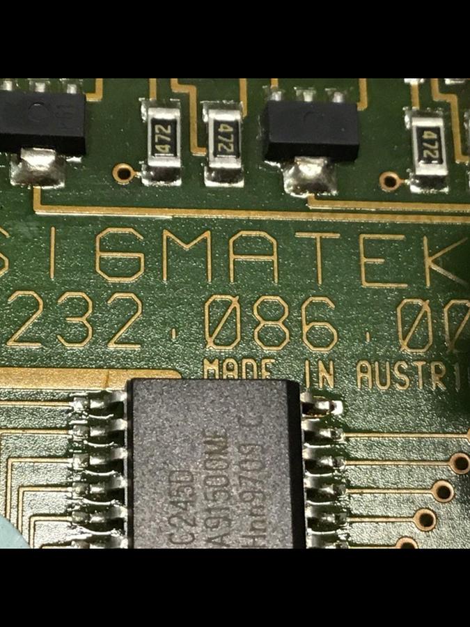 Used SIGMATEK Circuit Board VDMA-INTERFACE 01-250-011-D Used