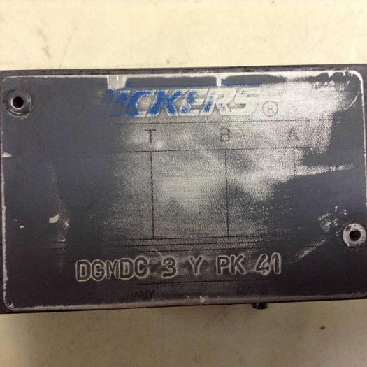 Used VICKERS Check Valve DGMDC 3 Y PK 41 #89213