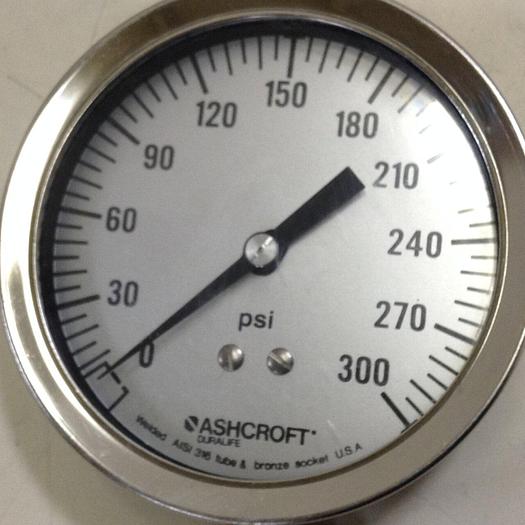 Used ASHCROFT Pressure Gauge 238A460-01 #83850