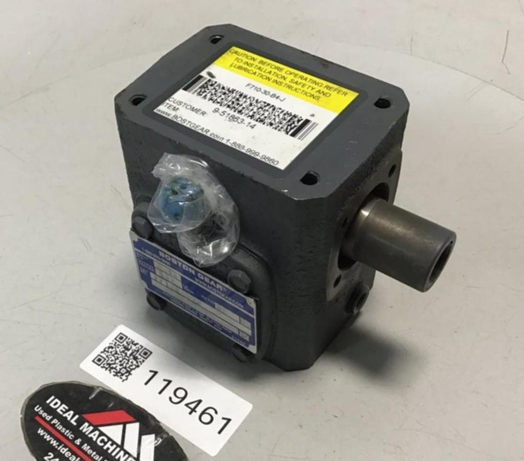 Used BOSTON GEAR Gearmotor F71030B4J USED