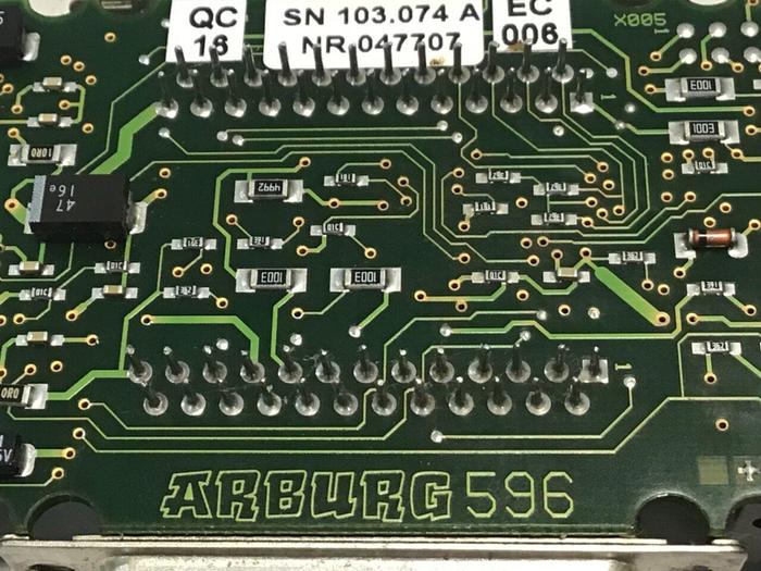 Used ARBURG Circuit Board 596 #125127