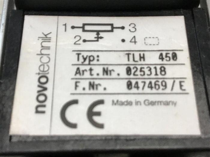 Used NOVOTECHNIK Linear Transducer TLH450 Used