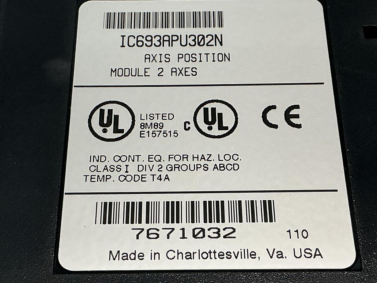 Used GE FANUC IC693APU302N