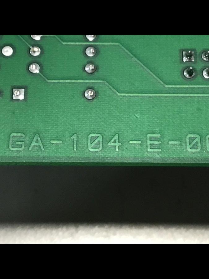 Used GAMMAFLUX Circuit Board GA-104-E-00 Used