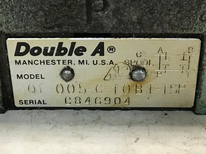 Used DOUBLE A Valve QF005C10B1TSP #138444