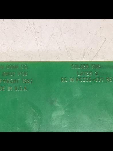 Used VAN DORN DC Input Board 330037 PC330-037 Used