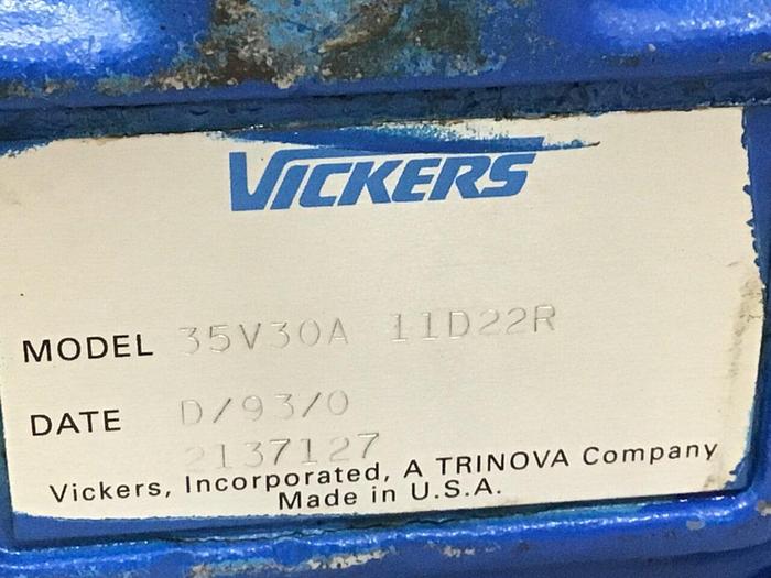 Used VICKERS Hydraulic Pump 35V30A11D22R #144684