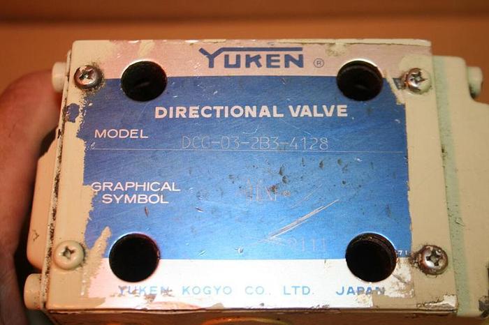 Used YUKEN Directional Valve DCG-03-2B3-4128 #13245