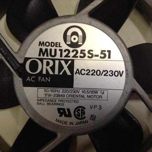 Used ORIX AC Fan MU1225S-51 #84822