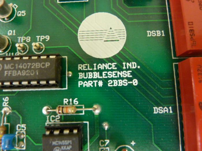 Used RELIANCE ELECTRIC Circuit Board 2BBS-0 #51796
