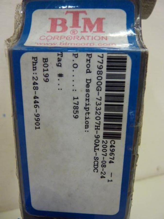 Used BTM CORP Power Clamp 779800G-733207H-90AL-SCDC Used