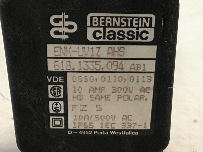 Used BERNSTEIN Limit Switch ENK-UV1Z AHS #121371