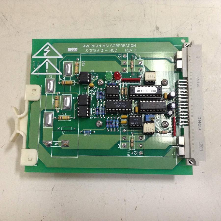 Used AMERICAN MSI Control Board C3201.010.045 Used 