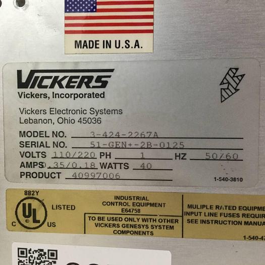 Used CINCINNATI MILACRON Power Supply & Chassis 3-424-2267A Used