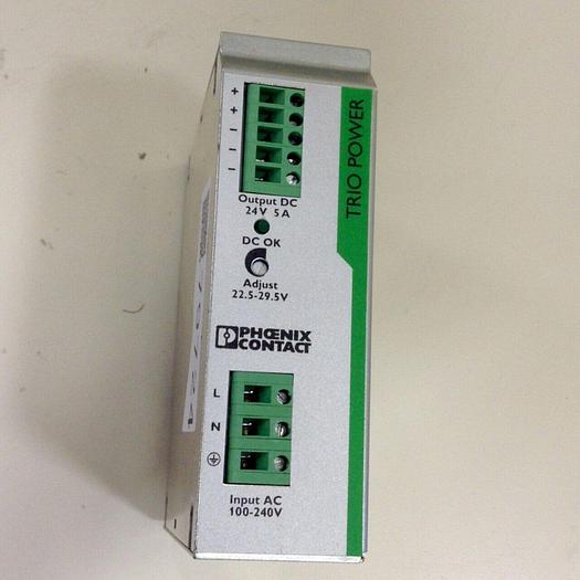 Used PHOENIX CONTACT Power Supply TRIO-PS/1AC/24DC/5 #79724
