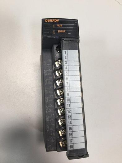 Used MITSUBISHI A/D Converter Module Q68ADV #100720