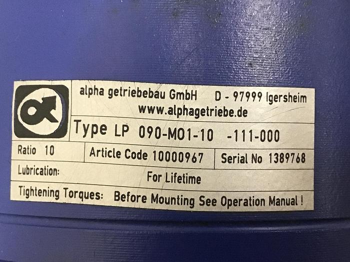 Used SIEMENS Motor w/ Gear 1FK7042-5AF71-1TG0 Used #132828