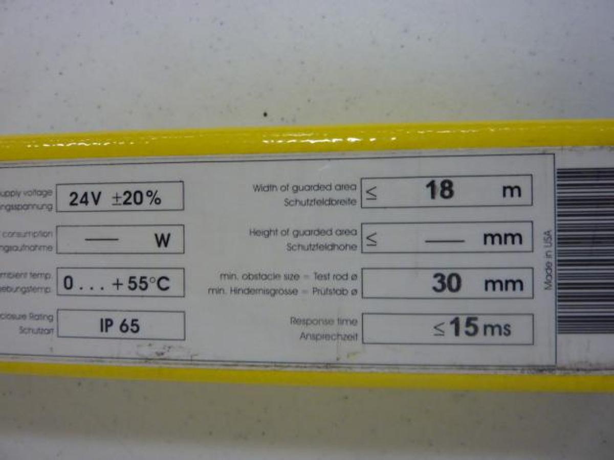 Used SICK OPTIC ELECTRONIC Light Curtain Receiver FGSE 1200-221 #49846