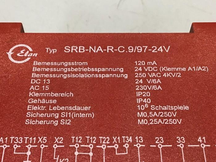 Used SCHMERSAL Safety Controller SRB-NA-R-C9/97-24V #129149