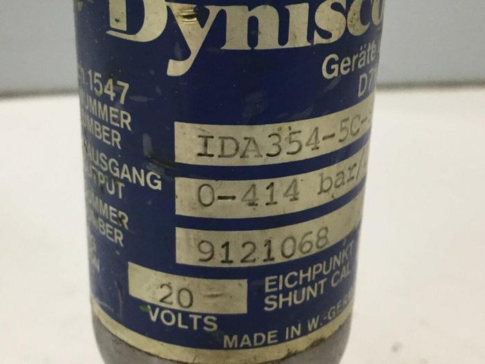Used DYNISCO Pressure Sensor Transducer IDA354-5C-S78 #108851