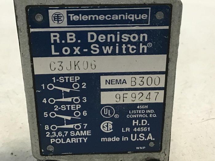 Used TELEMECANIQUE Limit Switch C3JK06 #121467