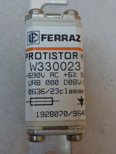 FERRAZ 80 Amp Protistor Fuse box of 6 W330023 #32612