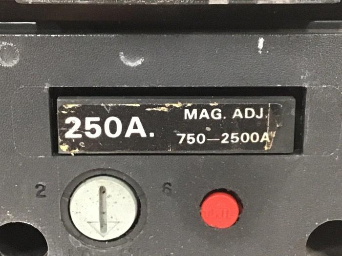 Used GENERAL ELECTRIC / GE 250 Amp Circuit Breaker TJJ436250WL Used
