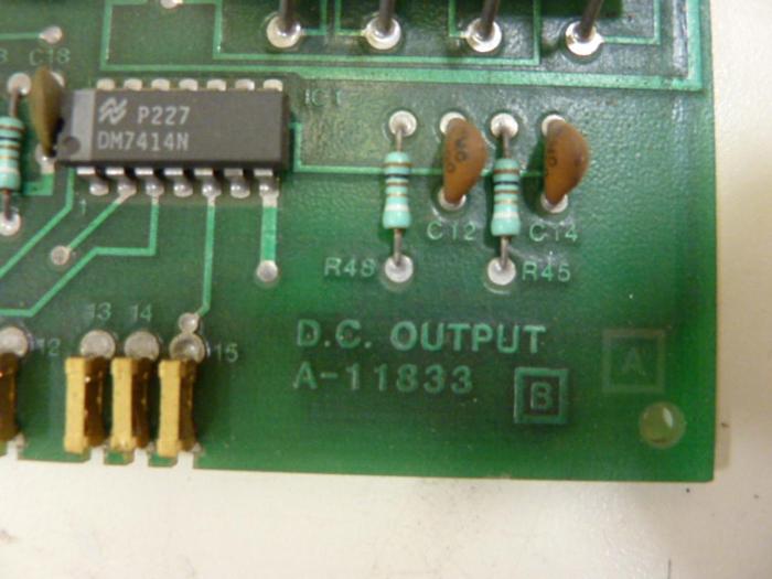 Used BARBER COLMAN DC Output Circuit Board A-11833 #53822