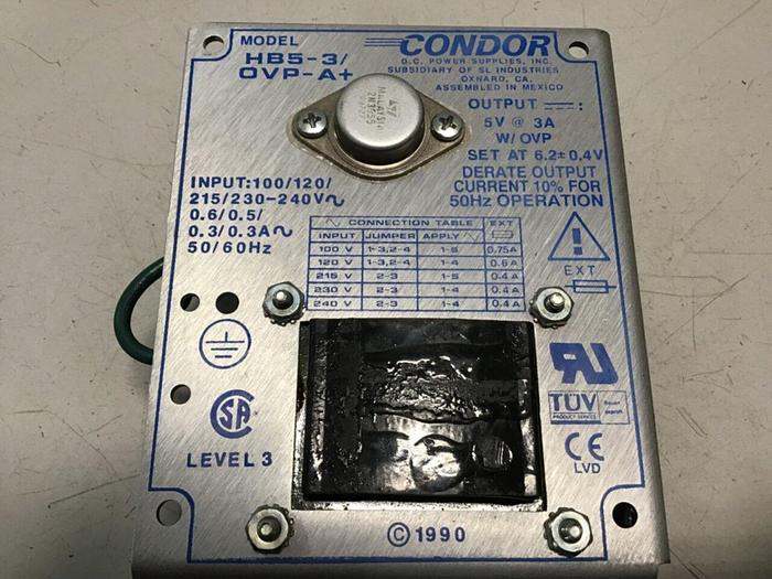 Used POWER ONE Power Supply HB5-3/OVP-A #120654