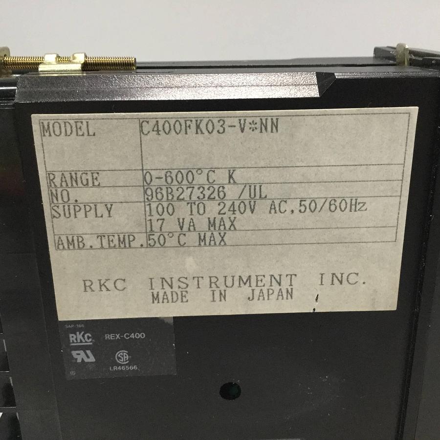 Used RKC Temperature Control REX-C400FK03VNN USED