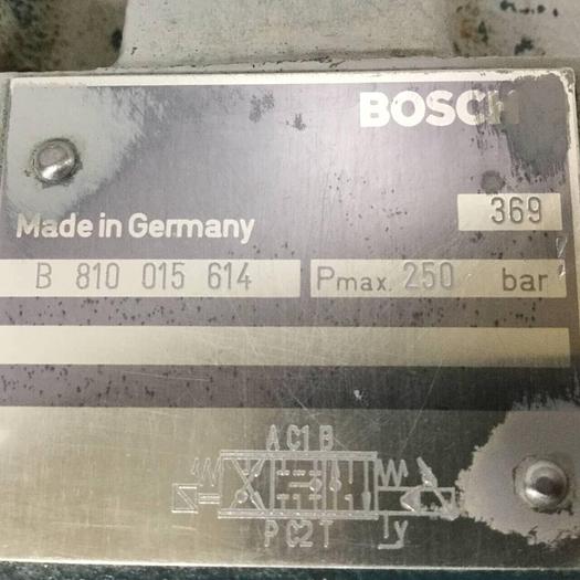 Used BOSCH Valve B 810 015 614 USED #90474