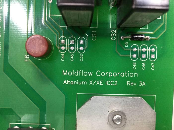 Used MOLDFLOW Circuit Board X/XE ICC2 Used