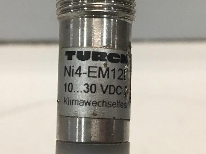 Used TURCK ELEKTRONIK Sensor NI4EM12DAP6S120 #128328