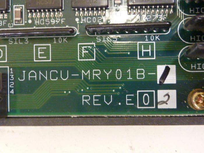 Used YASKAWA Control Module Board JANCV-MRY01B-1 REV E #66230