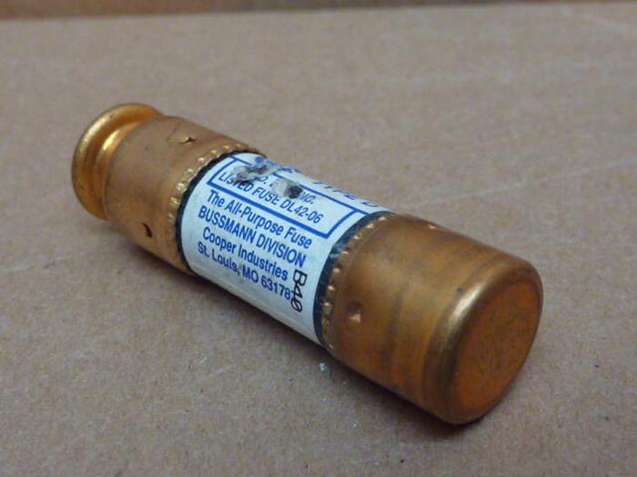 Used FUSETRON 1 Amp Fuse FRN-R-1 #33689