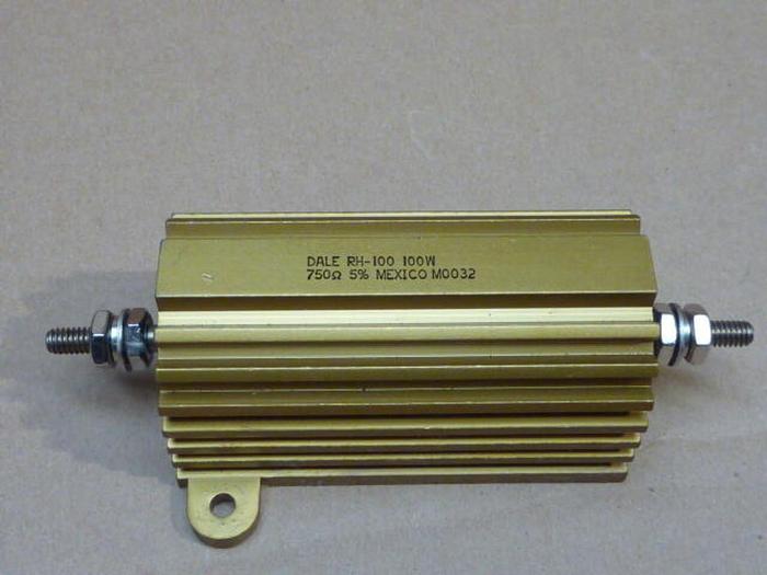 Used DALE Wirewound Resistor RH-100 #34228 DNL SCRAPPED