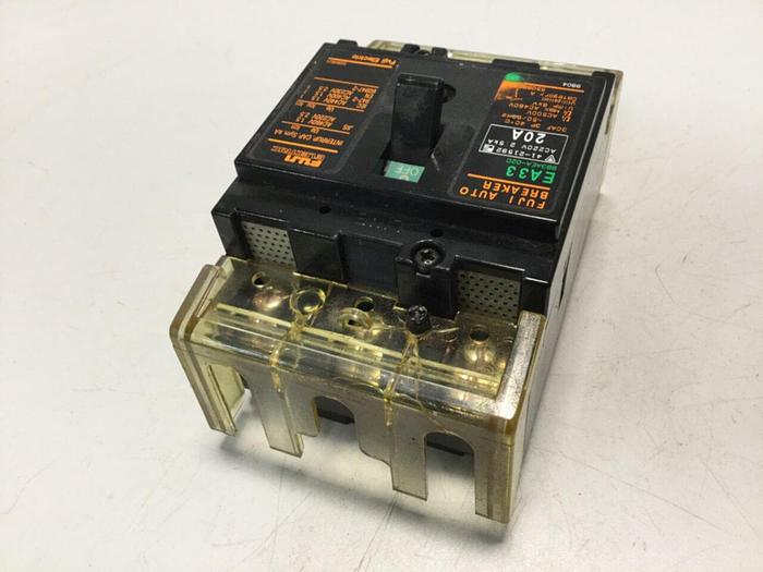Used FUJI ELECTRIC 20 Amp Breaker EA33-20 #109122