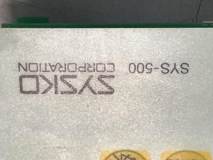 Used SYSCO Control Panel SYS-500 #125135