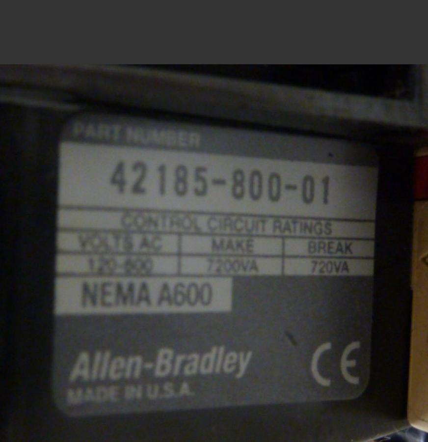 Used ALLEN BRADLEY Starter Size 1 509-BOD SER B W35 USED