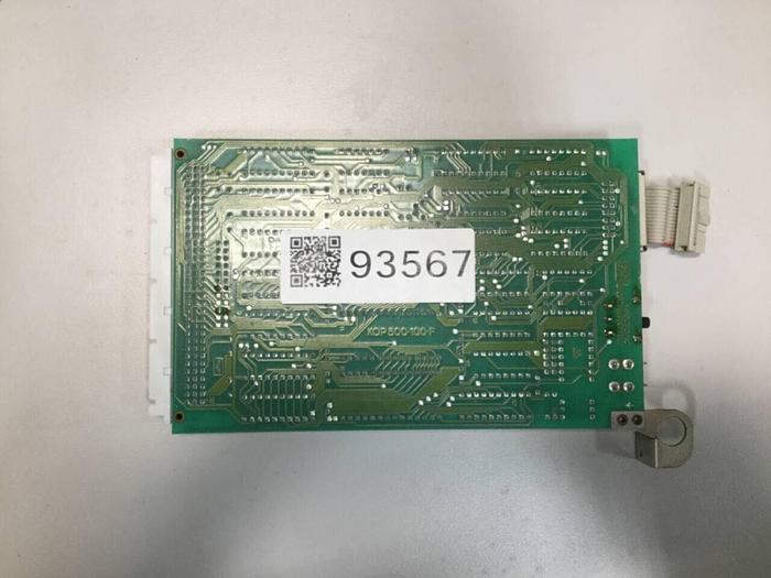 Used BACHMANN ELECTRONIC Circuit Board KOP500-F #93567
