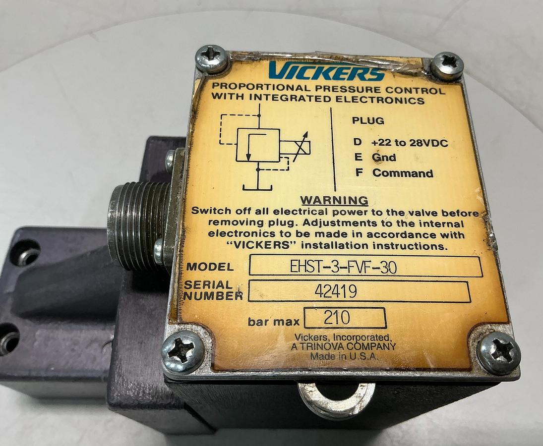 Used VICKERS EHST-3-FVF-30