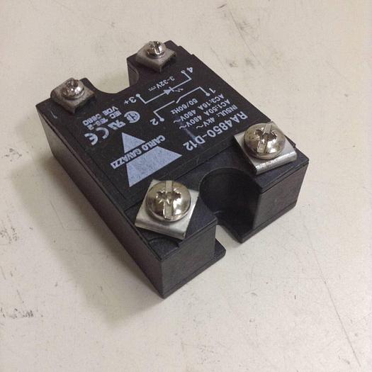 Used CARLO GAVAZZI Solid State Relay RA4850-D12 #84981