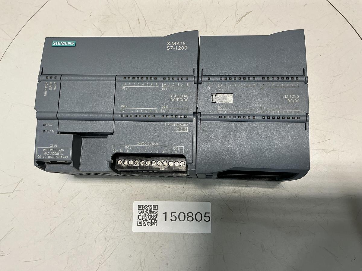 Used SIEMENS CPU 1214C