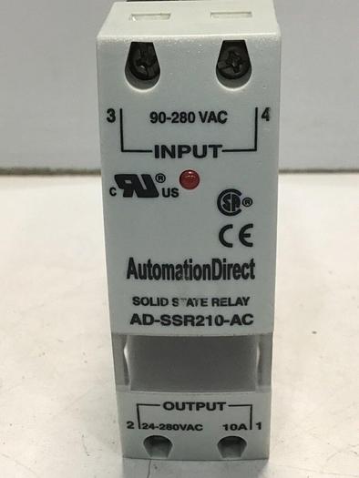 Used AUTOMATION DIRECT Relay Solid State AD-SSR210-AC #113655