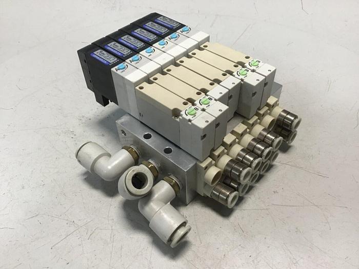 Used KOGANEI Solenoid w/ Valves F10M7AJ #120904